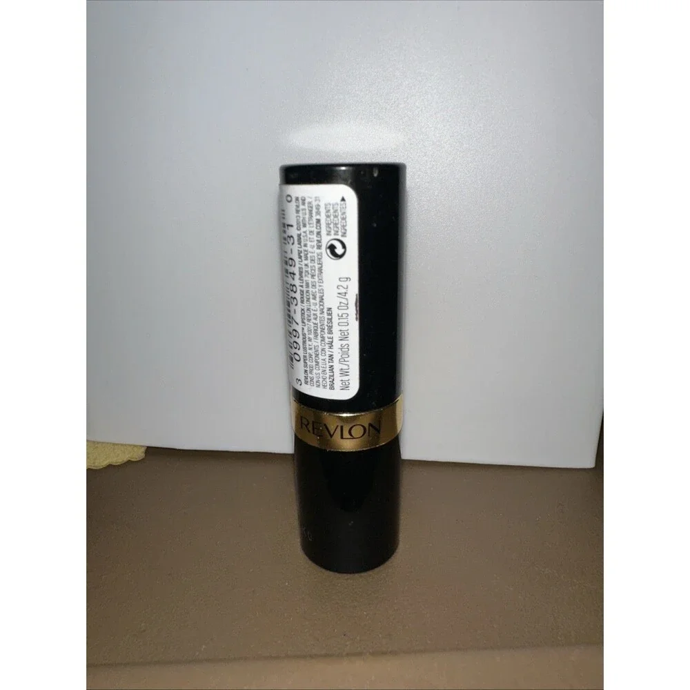 Revlon Super Lustrous Moisturizing Cream Lipstick 672 Brazilian Tan,brown mauve